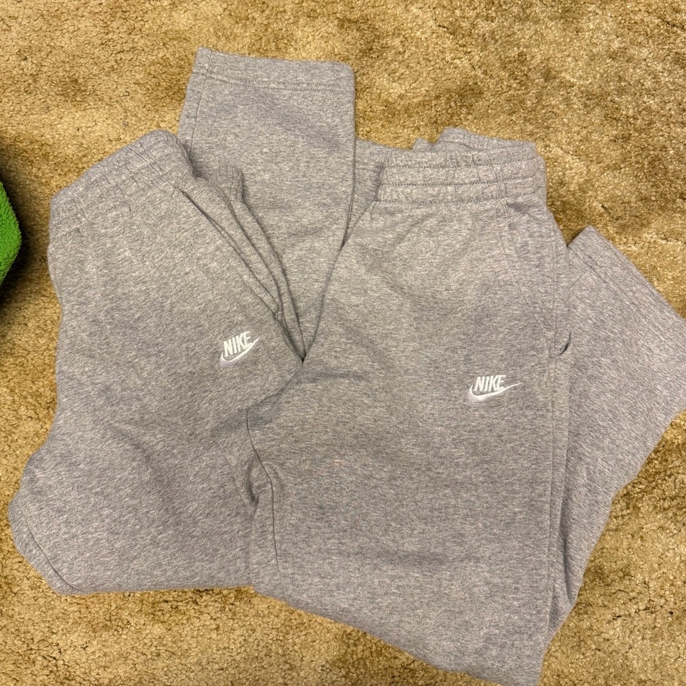 Nike Kids Heather Gray Joggers